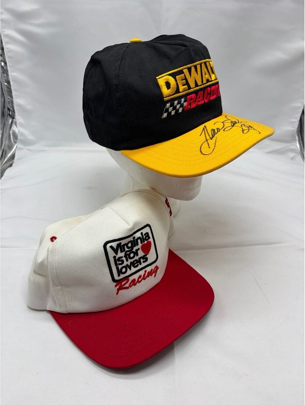 Elliott Sadler DeWalt Racing Signed Autographed Hat Cap NASCAR Auto NASCAR X2